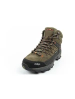 CMP Rigel pánské trekové boty kožené odolné nepromokavé kotníkové boty olivově zelené CMP Rigel pánské trekové boty kožené odolné nepromokavé kotníkové boty olivově zelené