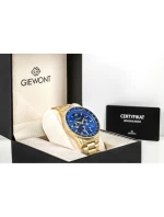 Pánské hodinky Giewont Chronograph Sapphire Gold Blue GW3520-B5