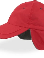 Atlantis Headwear Techno Flap-S 6 panelová kšiltovka s ochranou uší 33.0225 red