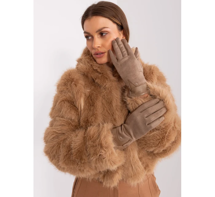 Rukavice AT RK 239507.53P tmavě lila