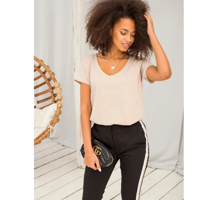 Tričko RV TS 4832.01P béžové Tričko RV TS 4832.01P béžové