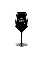 černá nerozbitná sklenice na víno 470 ml model 22168059 - Giftela
