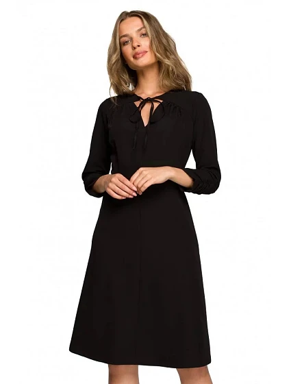 Dámské šaty model 21135583 Černá - STYLOVE