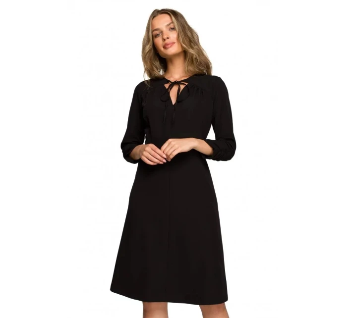 Dámské šaty model 21135583 Černá - STYLOVE