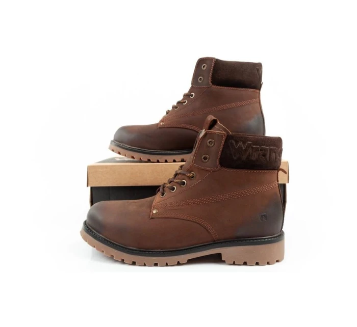 Arch pánské boty model 21420749 boots smart leather dark brown - Wrangler