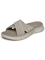 Dámské žabky Skechers GO WALK FLEX SANDAL IMPRESSED 141420 DKTP Dámské žabky Skechers GO WALK FLEX SANDAL IMPRESSED 141420 DKTP