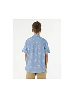 Chlapecká košile RIP CURL Eternal Shred Ss Shirt-Boy, modrá