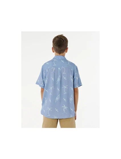 Koszula chłopięca Ss niebieska model 22245416 - Rip Curl Koszula chłopięca Ss niebieska model 22245416 - Rip Curl