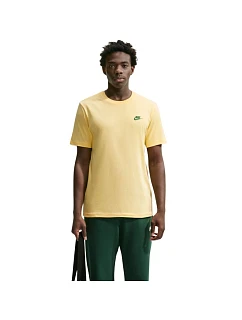 Pánské tričko Nike Club Tee, žluté, AR4997 723