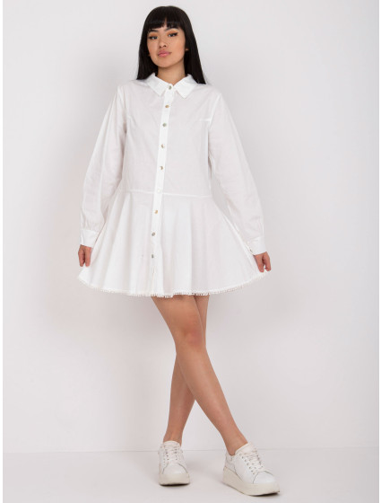 Dámské šaty-DHJ-SK-6801.63P-bílé