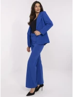 Kalhoty DHJ SP model 20969342 kobaltově modré - FPrice Kalhoty DHJ SP model 20969342 kobaltově modré - FPrice