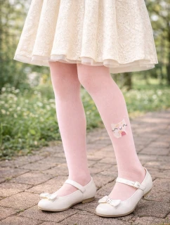 VZOROVANÉ PUNČOCHOVÉ KALHOTY PRO DÍVKY VE VĚKU 6-11 LET