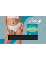 sloggi GO Casual Midi 3P - BLACK - SLOGGI BLACK - SLOGGI