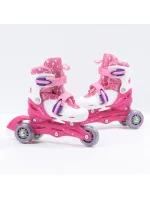 Sport Pink LED kolečkové brusle 2 v 1 model 21761702 - SMJ