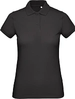 B&C Inspire Polo /women_° Dámské piqué polo z bio bavlny 01.0440 black