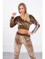 Sada veluru Queen cappuccino Sada veluru Queen cappuccino