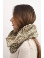 model 21859499 Dámská čepice s kapucí zelená neonová - K-Fashion