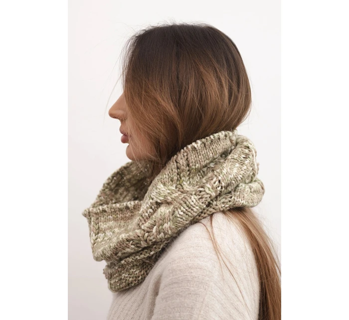 model 21859499 Dámská čepice s kapucí zelená neonová - K-Fashion