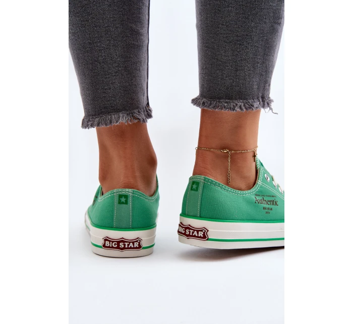 Dámské tenisky Big Star model 21649577 Zelené - Big Star Shoes Dámské tenisky Big Star model 21649577 Zelené - Big Star Shoes
