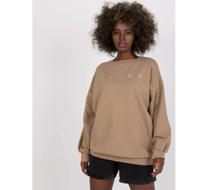 Dámská mikina EM BL U536/2.00 světle hnědá