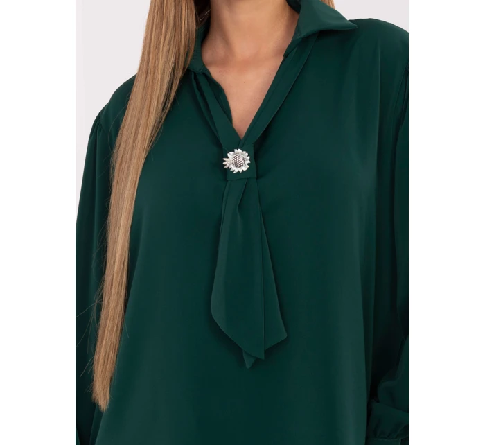 Bluzka IT BZ model 21768546 ciemny zielony - FPrice Bluzka IT BZ model 21768546 ciemny zielony - FPrice