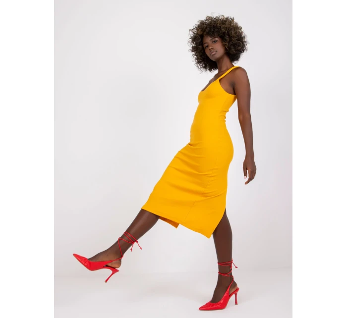 Šaty RV SK model 17049999 jasně oranžová - FPrice Šaty RV SK model 17049999 jasně oranžová - FPrice