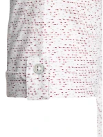 Pánská bílá košile s krátkým rukávem FashionStreet KX1078