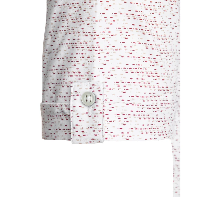 Pánská bílá košile s krátkým rukávem FashionStreet KX1078