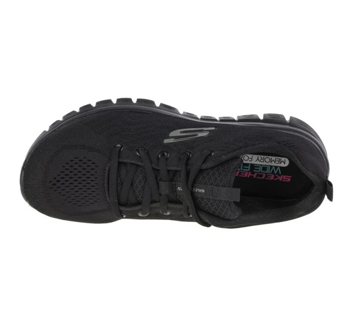 Boty Skechers Graceful - Get Connected W 12615W-BBK