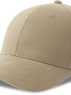 6 panelová kšiltovka z těžké bavlny khaki model 22450293 - Atlantis Headwear