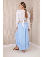 Sukně s delšími zády modrý Sukně s delšími zády modrý