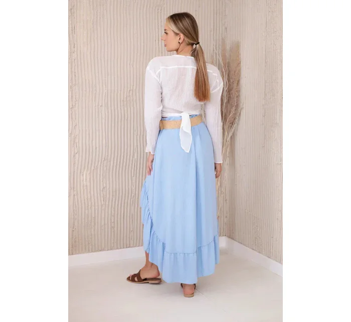 Sukně s delšími zády modrý Sukně s delšími zády modrý