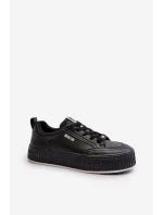 Dámské tenisky na platformě Big Star NN274255 černé Dámské tenisky na platformě Big Star NN274255 černé