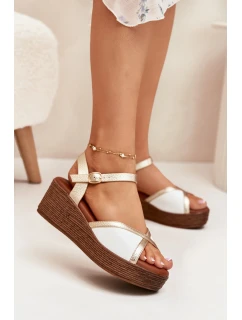 Dámské Sandály Na Klínu model 21698353 - S.Barski