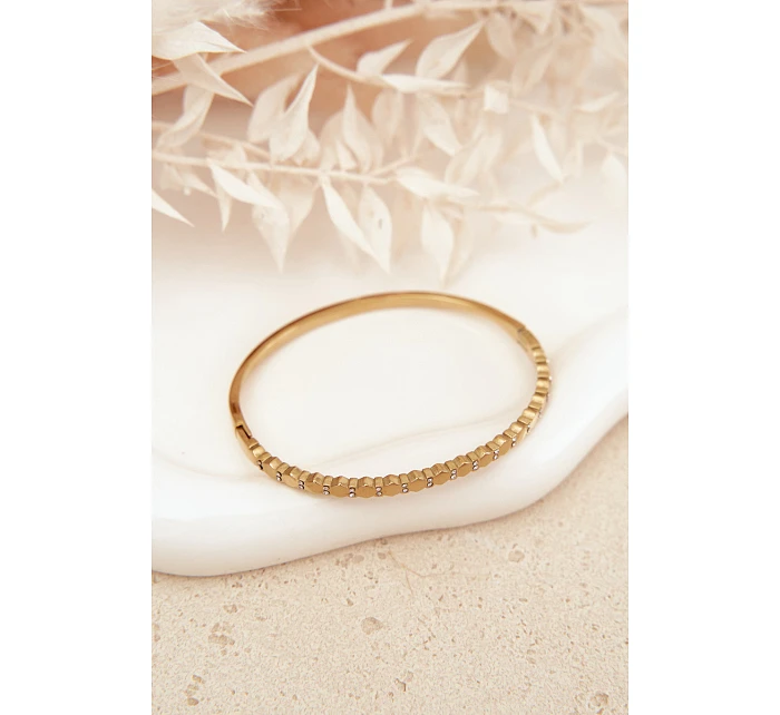 Dámský náramek s malými model 22069277 z nerezové oceli zlatý - Boto