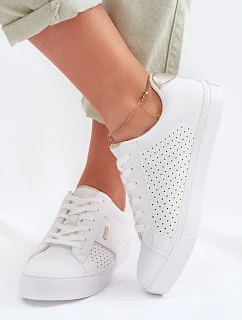 Dámské perforované tenisky Big Star model 22042645 Bílé - Big Star Shoes