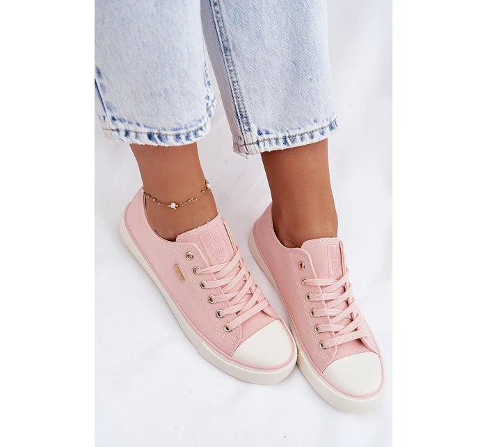 Dámské Nízké Tenisky Růžové Big Star TT274776