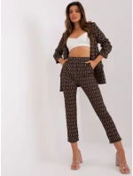 DHJ kalhoty SP 13926 5.62P černá a béžová DHJ kalhoty SP 13926 5.62P černá a béžová