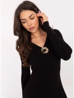 PM SK šaty DF61033.58 černé