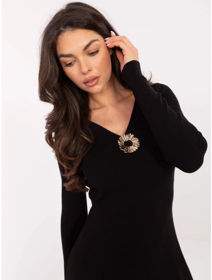 PM SK šaty DF61033.58 černé