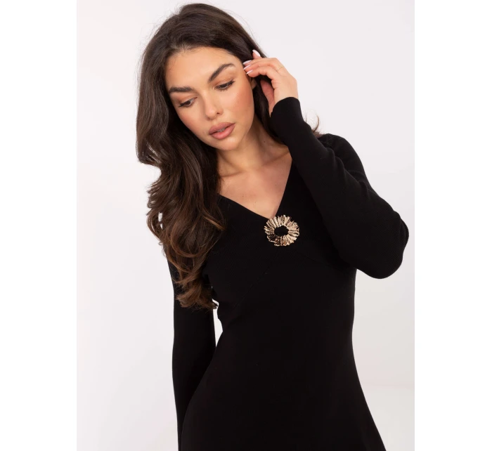 PM SK šaty DF61033.58 černé