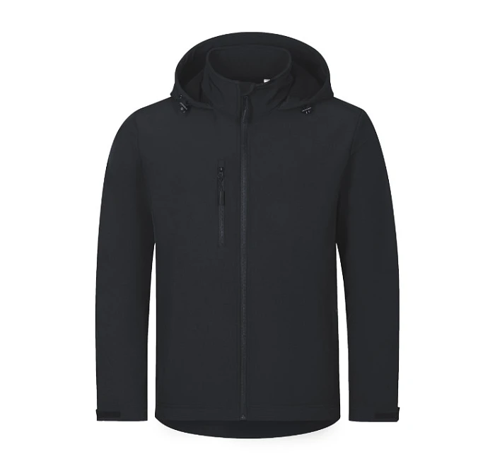 Trail softshellová bunda pánská ebony gray
