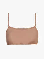 Nevyztužená braletka 2pack QD3806E 7NS béžová - Calvin Klein