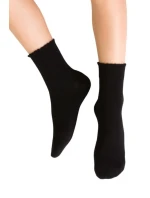 DÍVČÍ VZOROVANÉ PONOŽKY 014 ČERNÉ 32-34