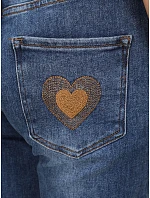 Dámské džíny Mom Fit s vysokým pasem, modré, FashionStreet UY3104 Dámské džíny Mom Fit s vysokým pasem, modré, FashionStreet UY3104