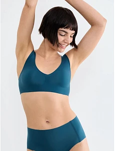Dámská podprsenka ZERO Feel 2.0 Bralette - Smoky Blue - modrá 1692 - SLOGGI