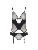 Korzet Casmir Lagerta barva:černá