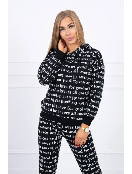 Sada s potiskem černá Sada s potiskem černá