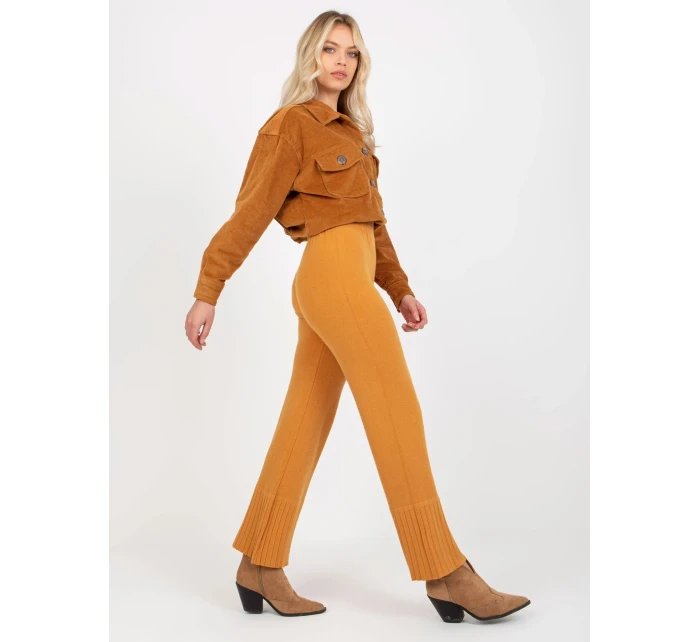 Kalhoty VI SP 20284.08P tmavě žlutá