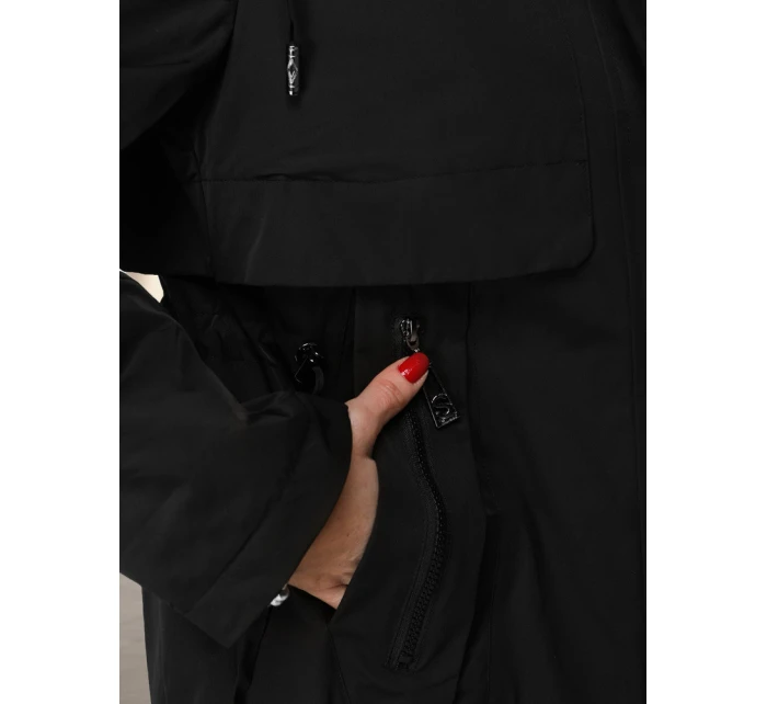 Dámská přechodná bunda parka černá FashionStreet TY5554
